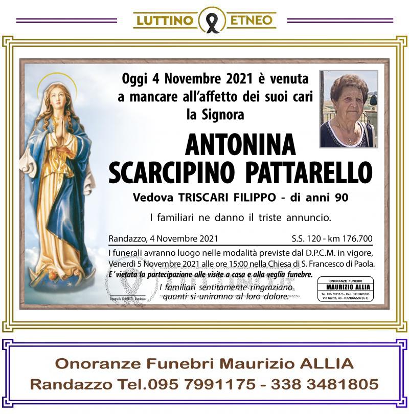 Antonina  Scarcipino Pattarello 